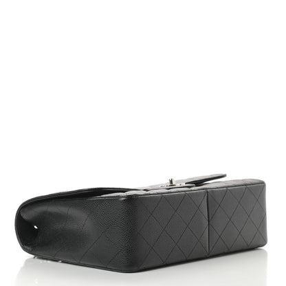 Chanel Caviar Quilted Jumbo Single Flap Black 4 of 11
