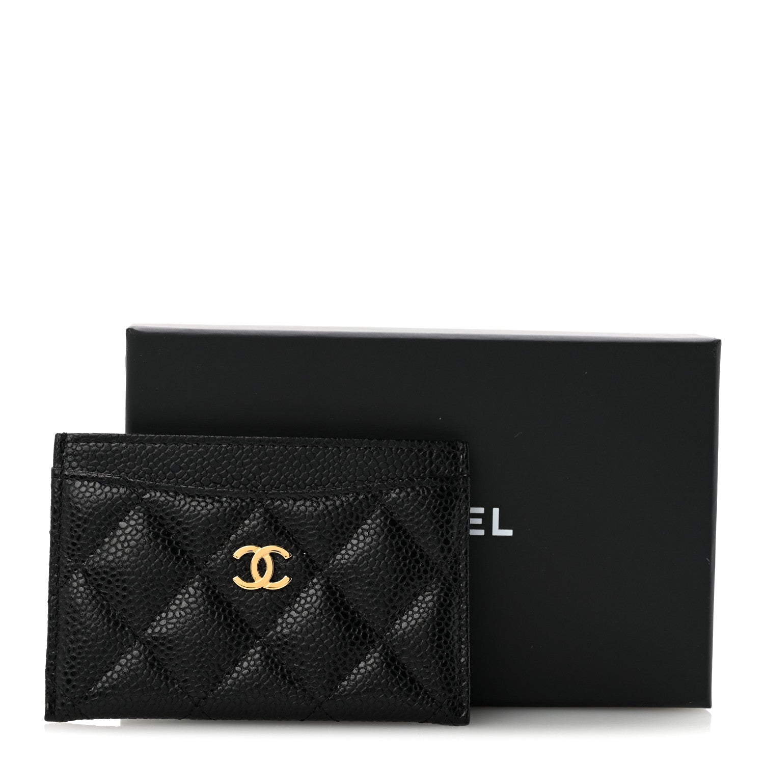 Chanel Caviar Quilted Card Holder Black 10 of 10