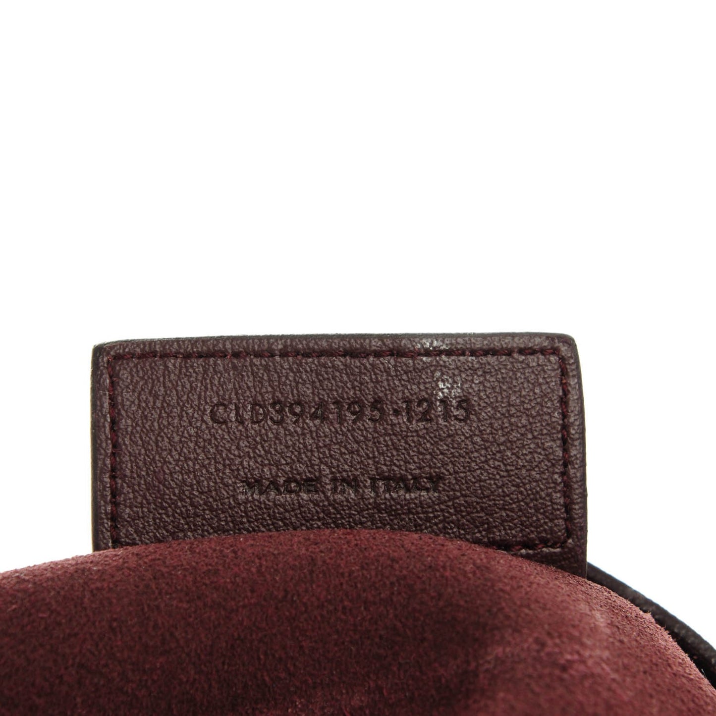 Calfskin Large Shopping Tote Bordeaux