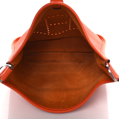 Hermes Taurillon Clemence Evelyne III PM Feu 5 of 10