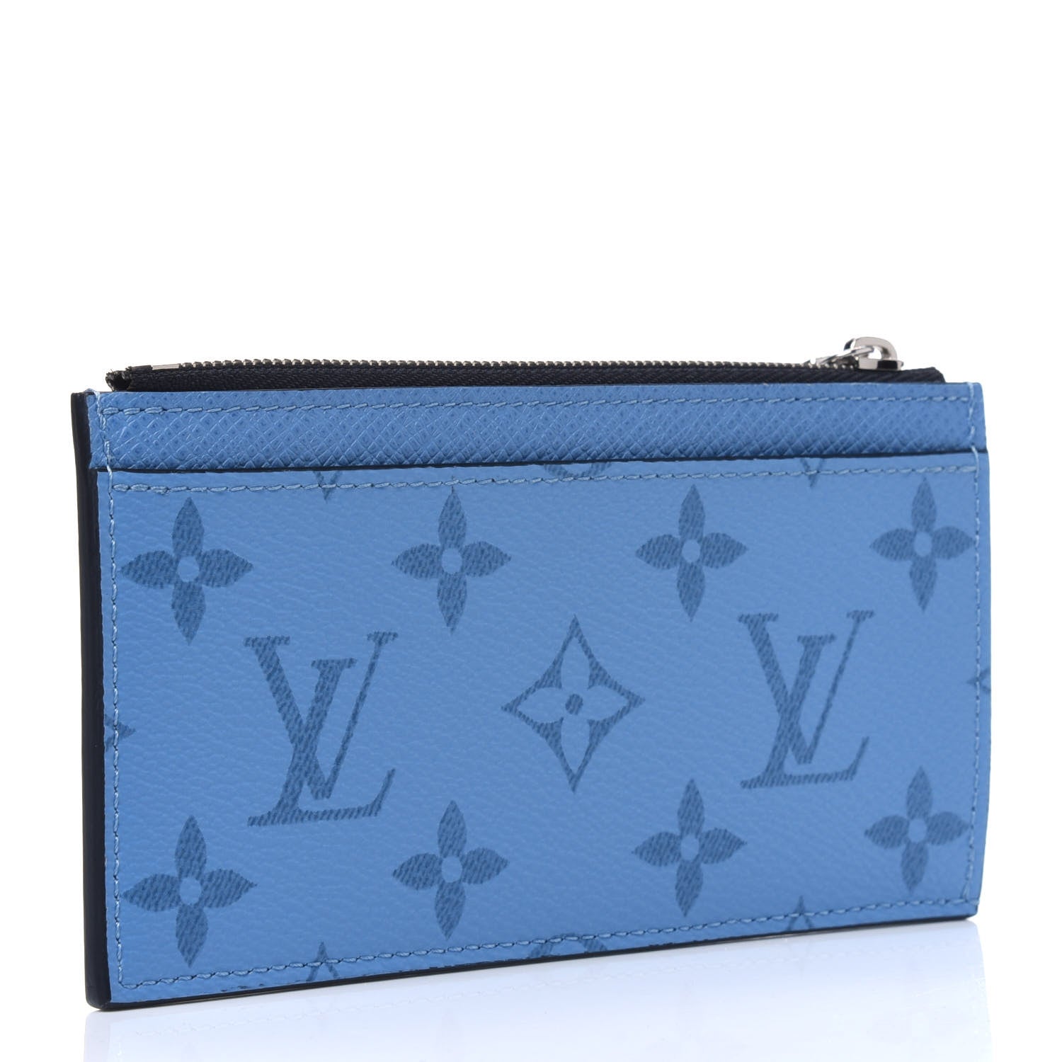 Louis Vuitton Taigarama Coin Card Holder Denim 2 of 4