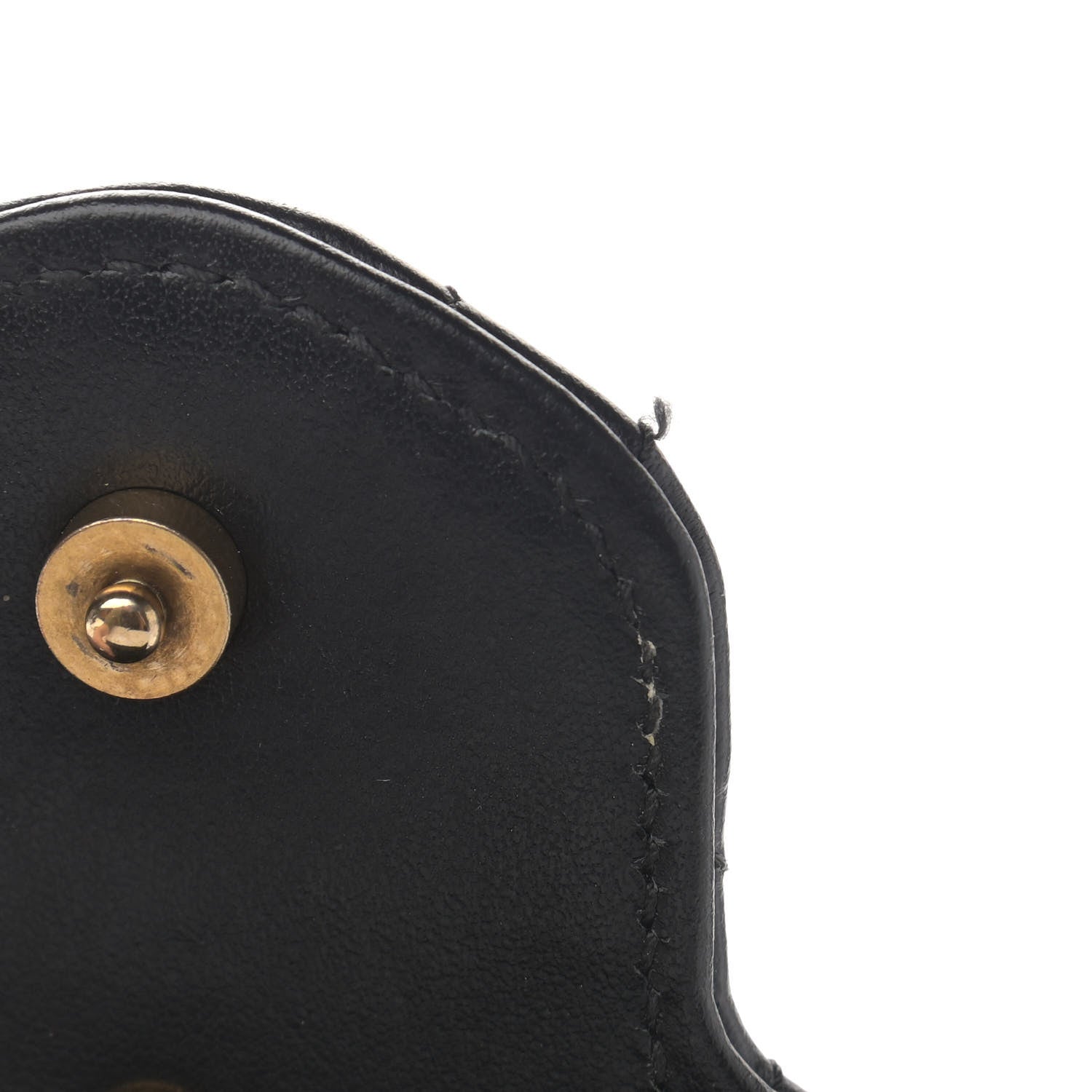 Gucci Calfskin Matelasse GG Marmont Chain Wallet Black 11 of 12
