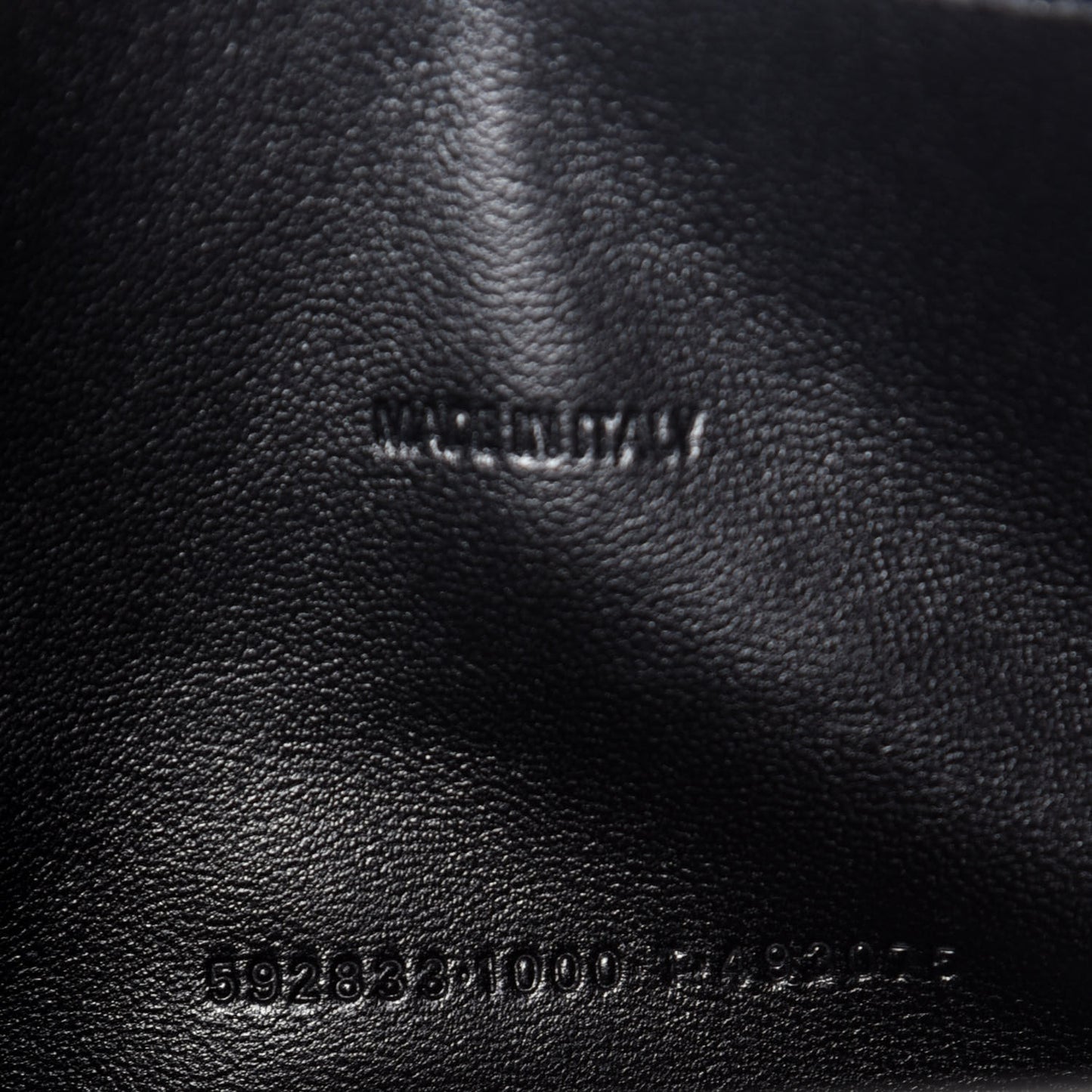 Grained Calfskin Hourglass Top Handle Bag XS Black