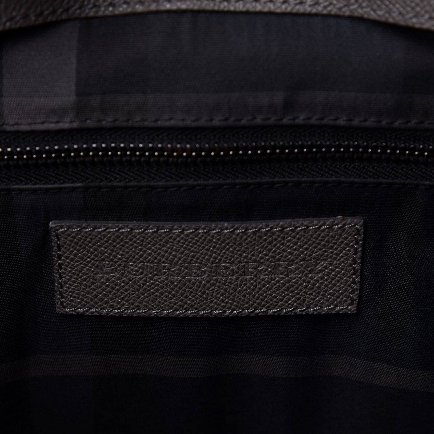 London Grainy Calfskin Rivendale Messenger Bag Grey