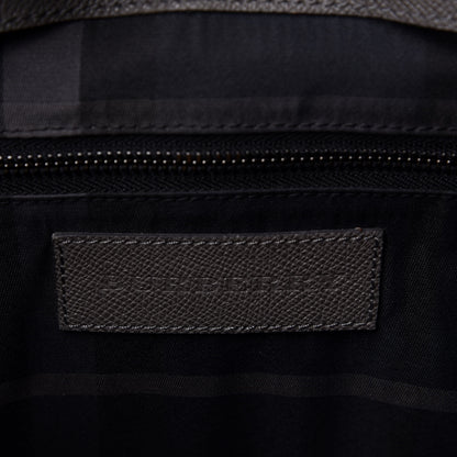 Burberry London Grainy Calfskin Rivendale Messenger Bag Grey 8 of 8