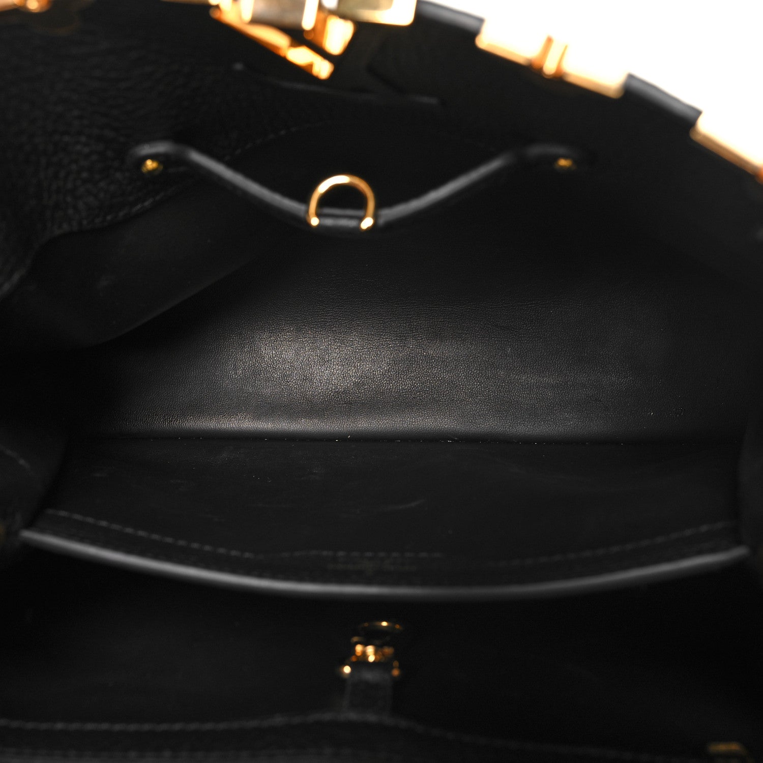 Louis Vuitton Taurillon Embellished Flower Crown Capucines PM Black 5 of 9