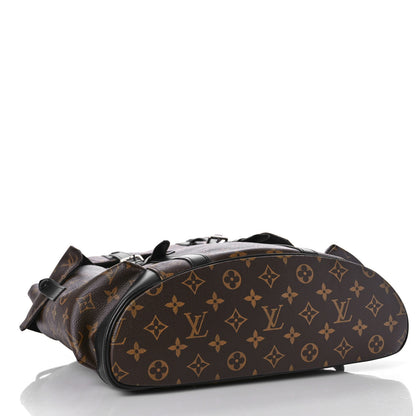 Louis Vuitton Monogram Macassar Christopher PM Backpack 4 of 9