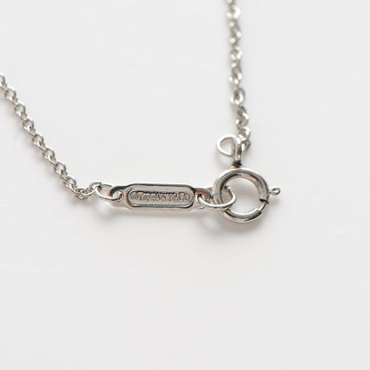 Tiffany Platinum Diamond .24ctw Circlet Pendant Necklace 5 of 5