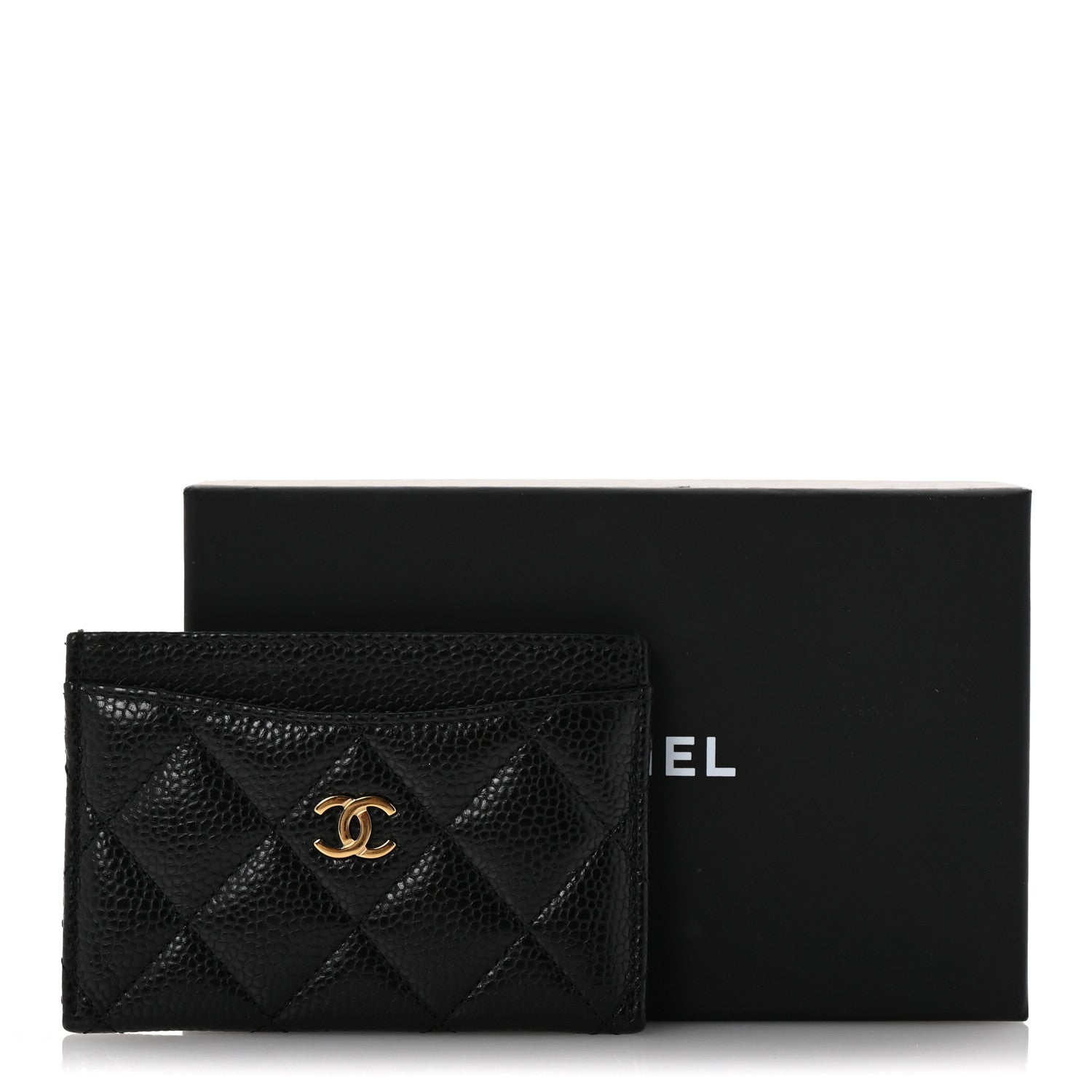 Chanel Caviar Quilted Card Holder Black 10 of 10
