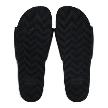 Saint Laurent Lambskin Joan Slide Sandals 40.5 Black 5 of 9