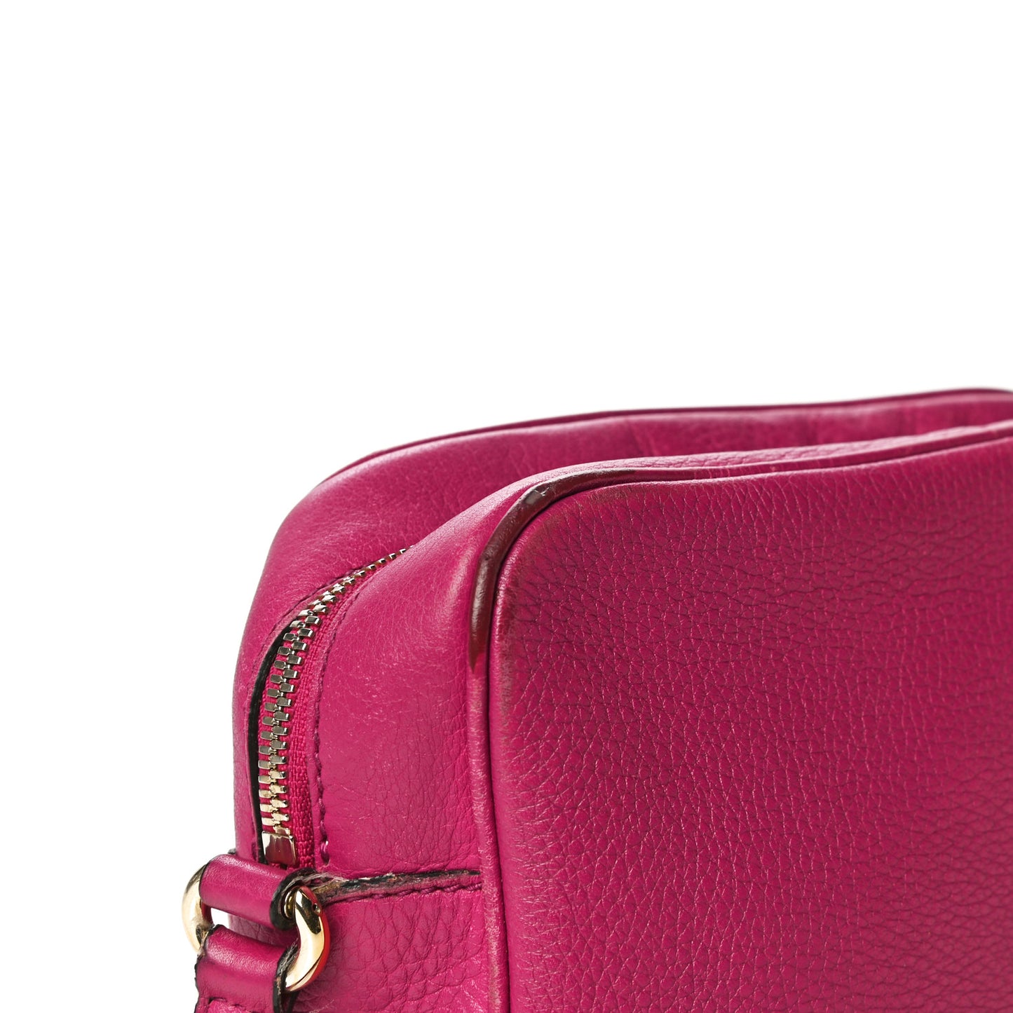 Cellarius Calfskin Small Soho Disco Bag Bright Bouganville