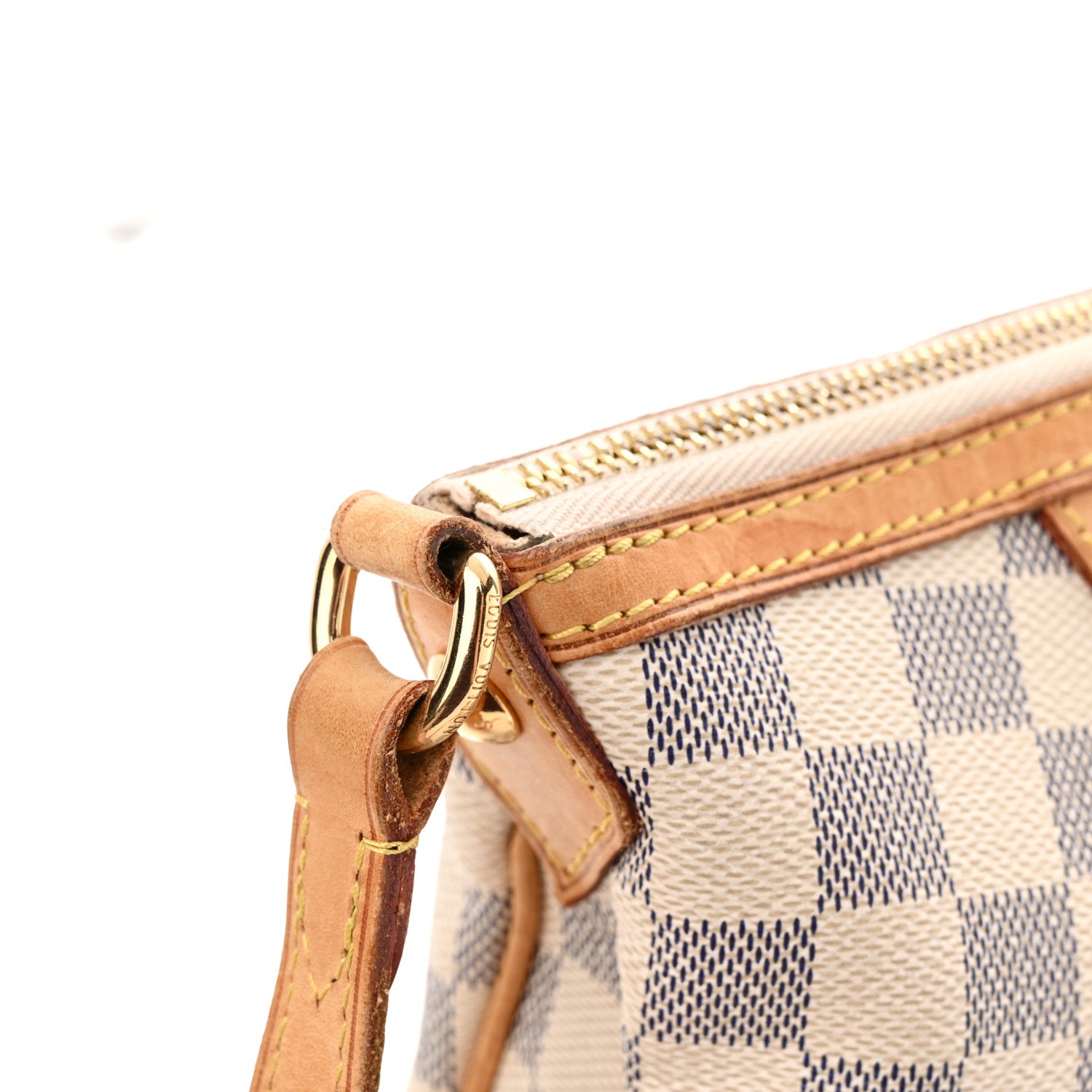 Louis Vuitton LOUIS VUITTON Damier Azur Siracusa PM 14 of 15