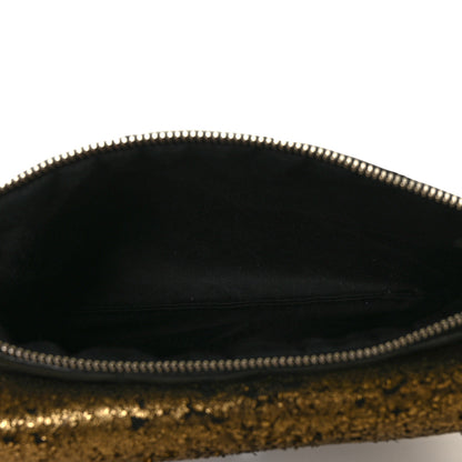 Chanel Lambskin Mineral Nights Wristlet Gold Black 4 of 8