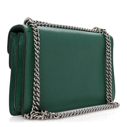 Gucci Pebbled Calfskin Small Dionysus Shoulder Bag Emerald 3 of 11