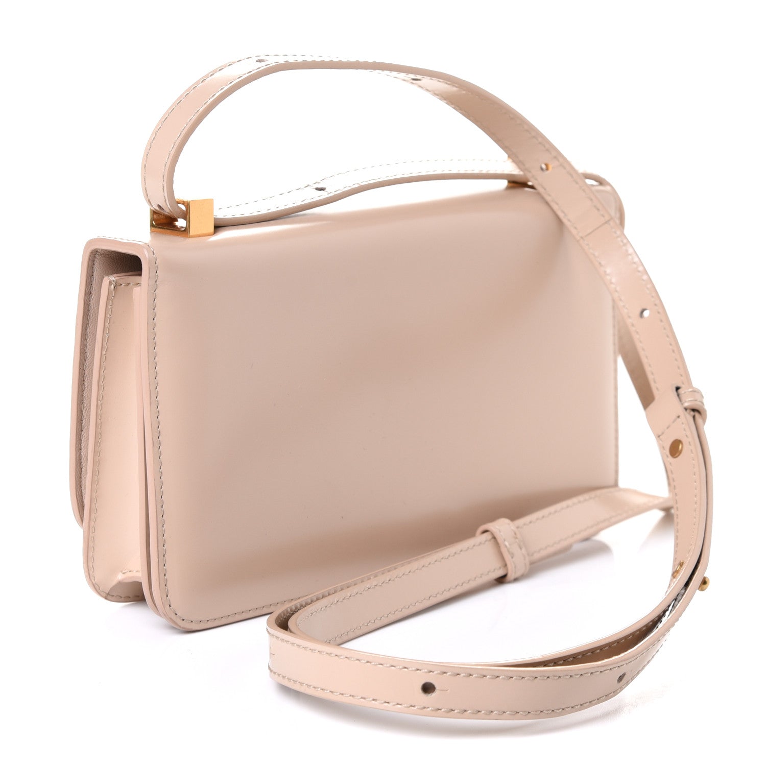Bottega Veneta Spazzolato Calfskin Classic Mini BV Bag Nude 2 of 4