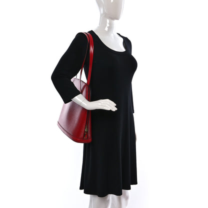 Louis Vuitton Epi Lussac Castillan Red 2 of 8