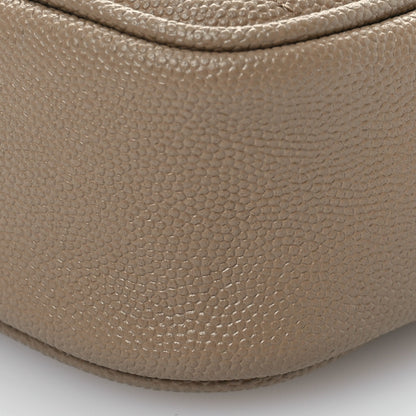 Saint Laurent Grain De Poudre Matelasse Monogram Mini Lou Camera Bag Taupe 10 of 11