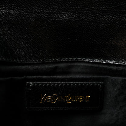 Saint Laurent Raffia Monogram Large Belle De Jour Clutch Natural 6 of 12