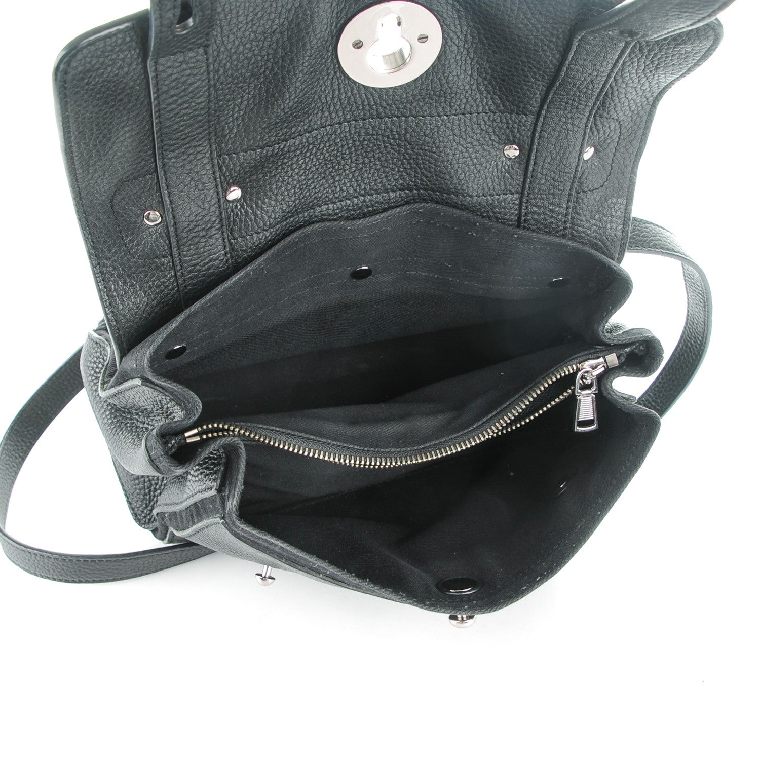 Saint Laurent Calfskin Canvas Small Muse Two Black 5 of 7