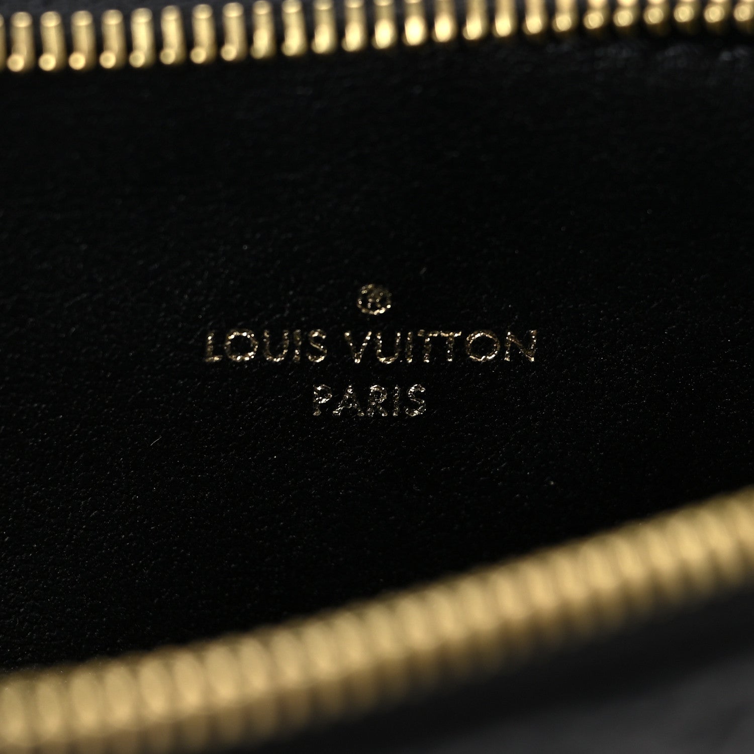 Louis Vuitton Empreinte Felicie Chain Wallet Zippered Insert Black 6 of 8
