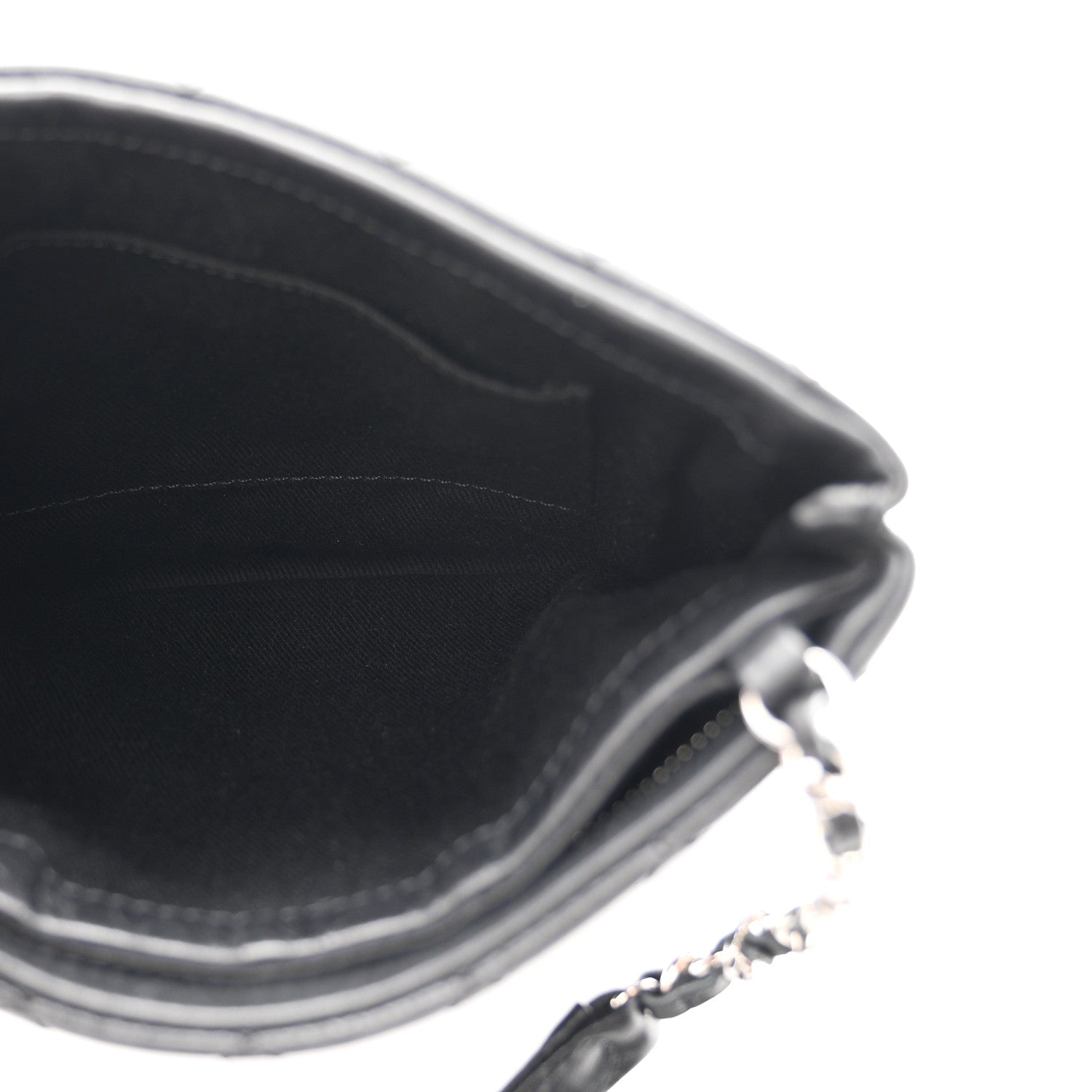 Chanel Aged Calfskin Quilted Crossbody Bag Black 5 of 10