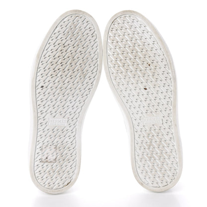 Hermes Nappa Womens Avantage Sneakers 36 White Argent 6 of 12