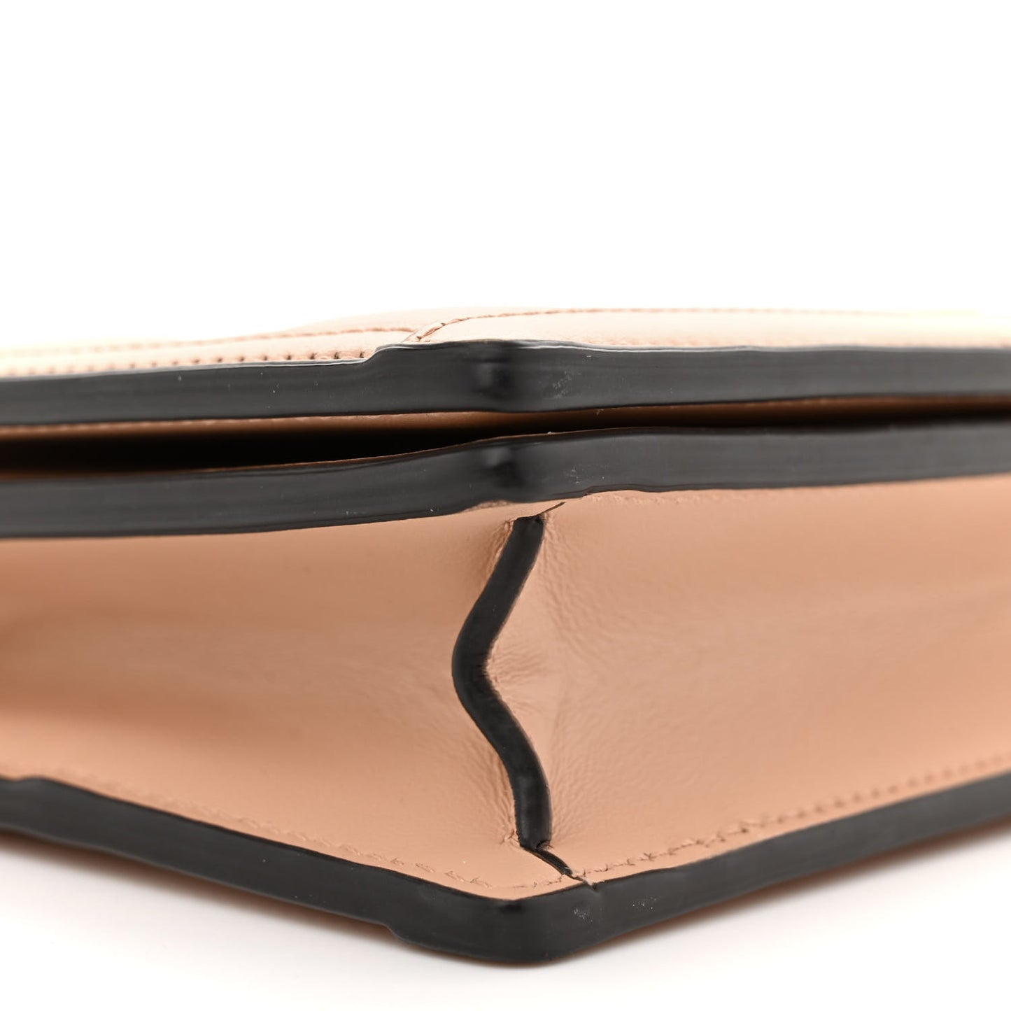Calfskin GG Matelasse Chain Wallet Perfect Pink