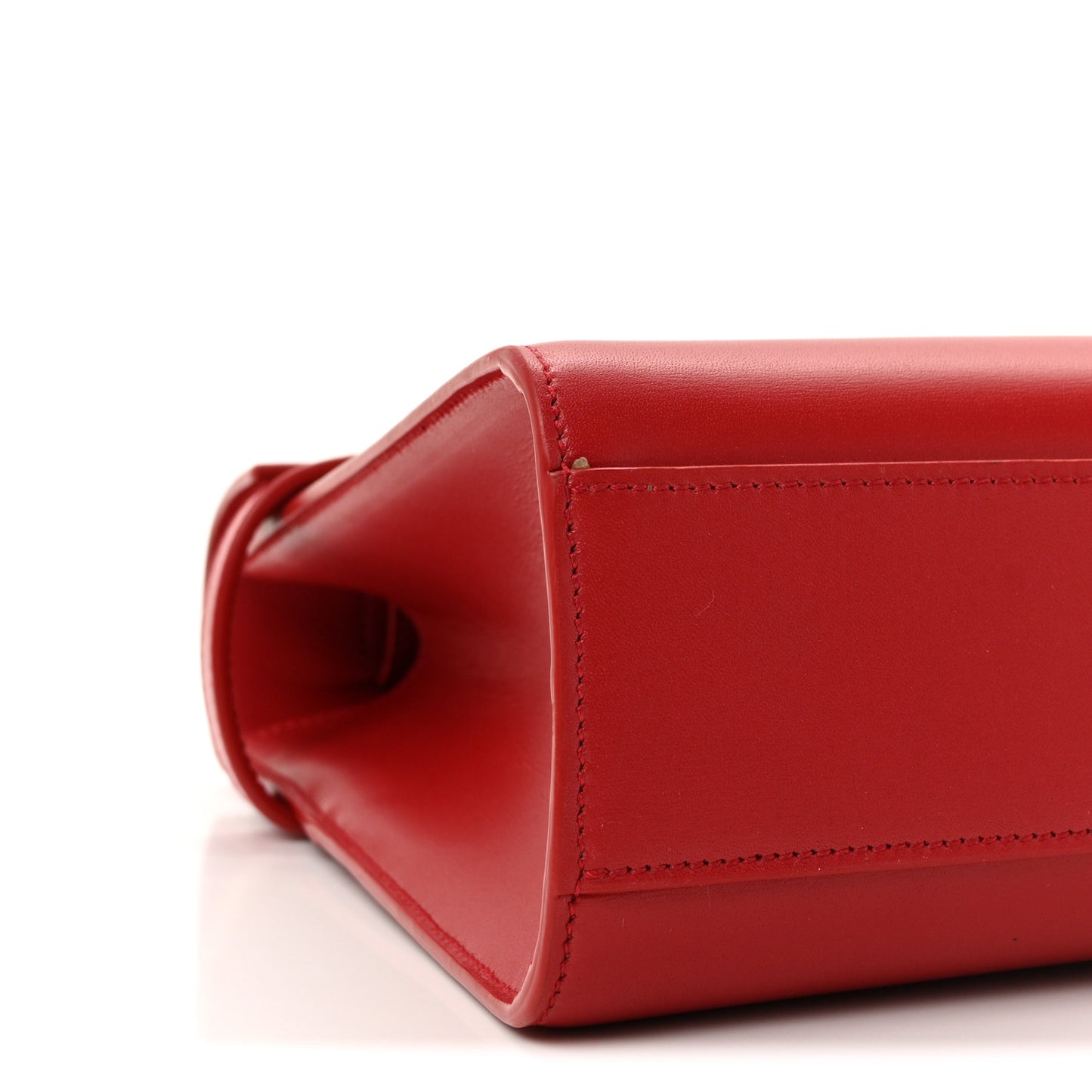 Smooth Calfskin Manhattan Shoulder Bag Rouge Eros