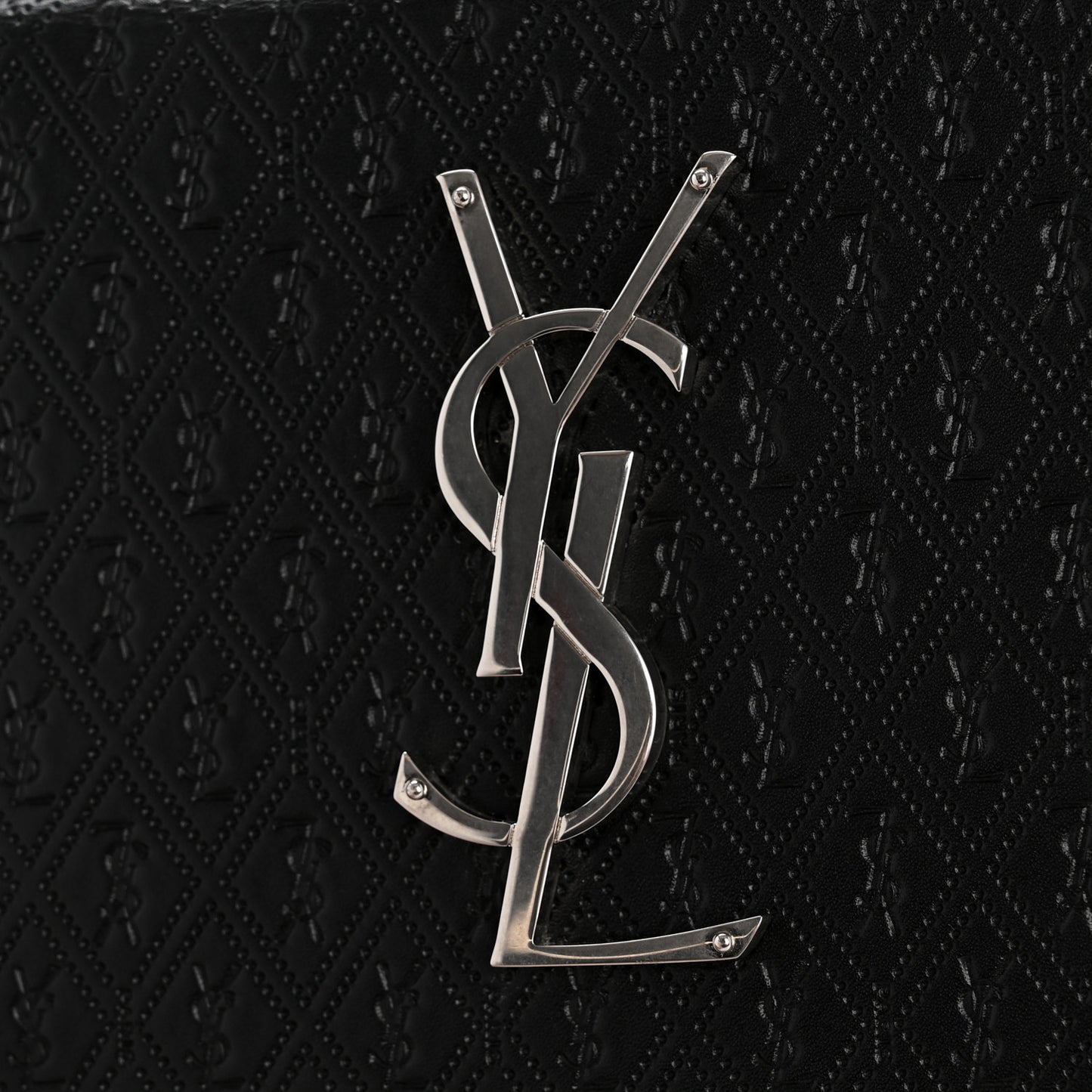 Calfskin Monogram Take Away Box Black