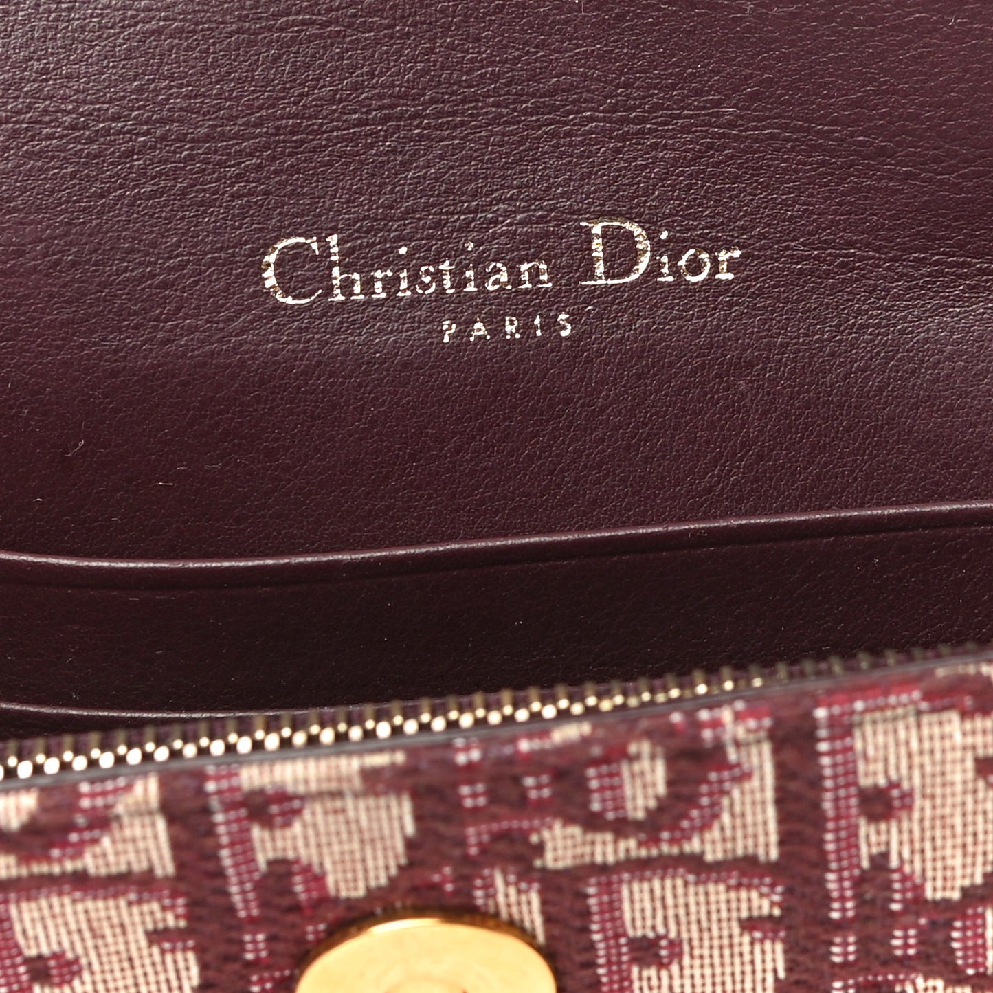 Oblique Saddle Belt Bag Bordeaux