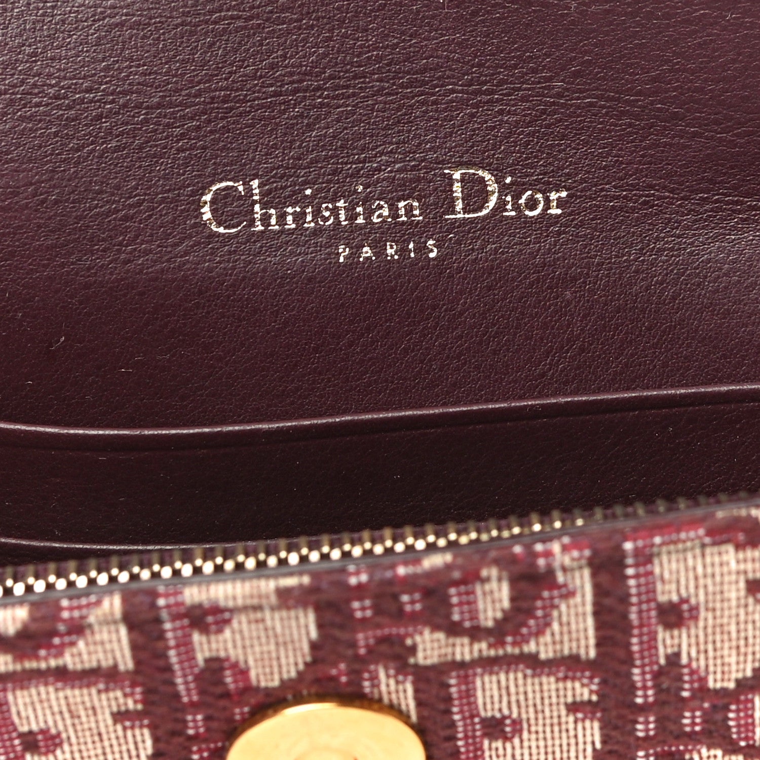 Christian Dior Oblique Saddle Belt Bag Bordeaux 6 of 19