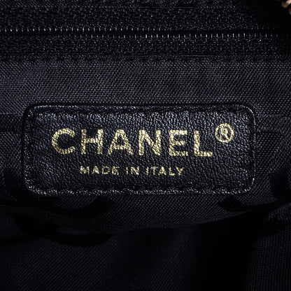 Chanel Caviar CC Stitched Medium Hobo Black 6 of 7