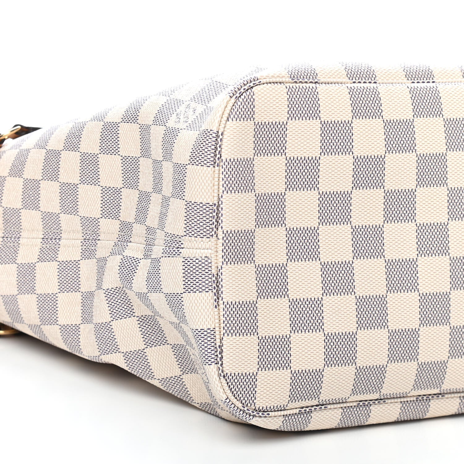 Louis Vuitton Damier Azur Braided Neverfull MM Pink 9 of 10