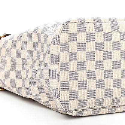 Louis Vuitton Damier Azur Braided Neverfull MM Pink 9 of 10
