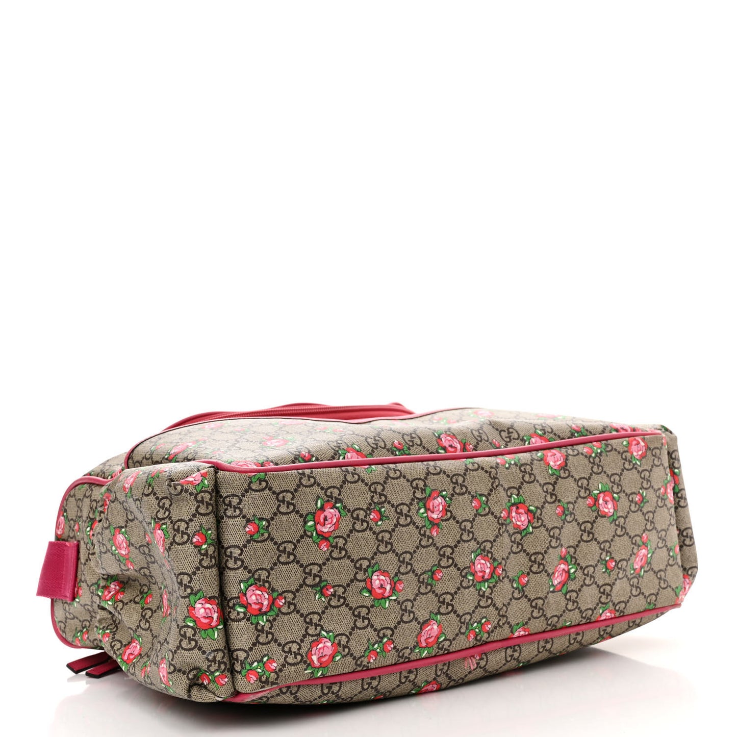 GG Supreme Monogram Rose Bud Diaper Bag Pink