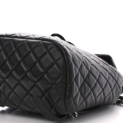 Chanel Lambskin Quilted Small Urban Spirit Backpack Black 10 of 10