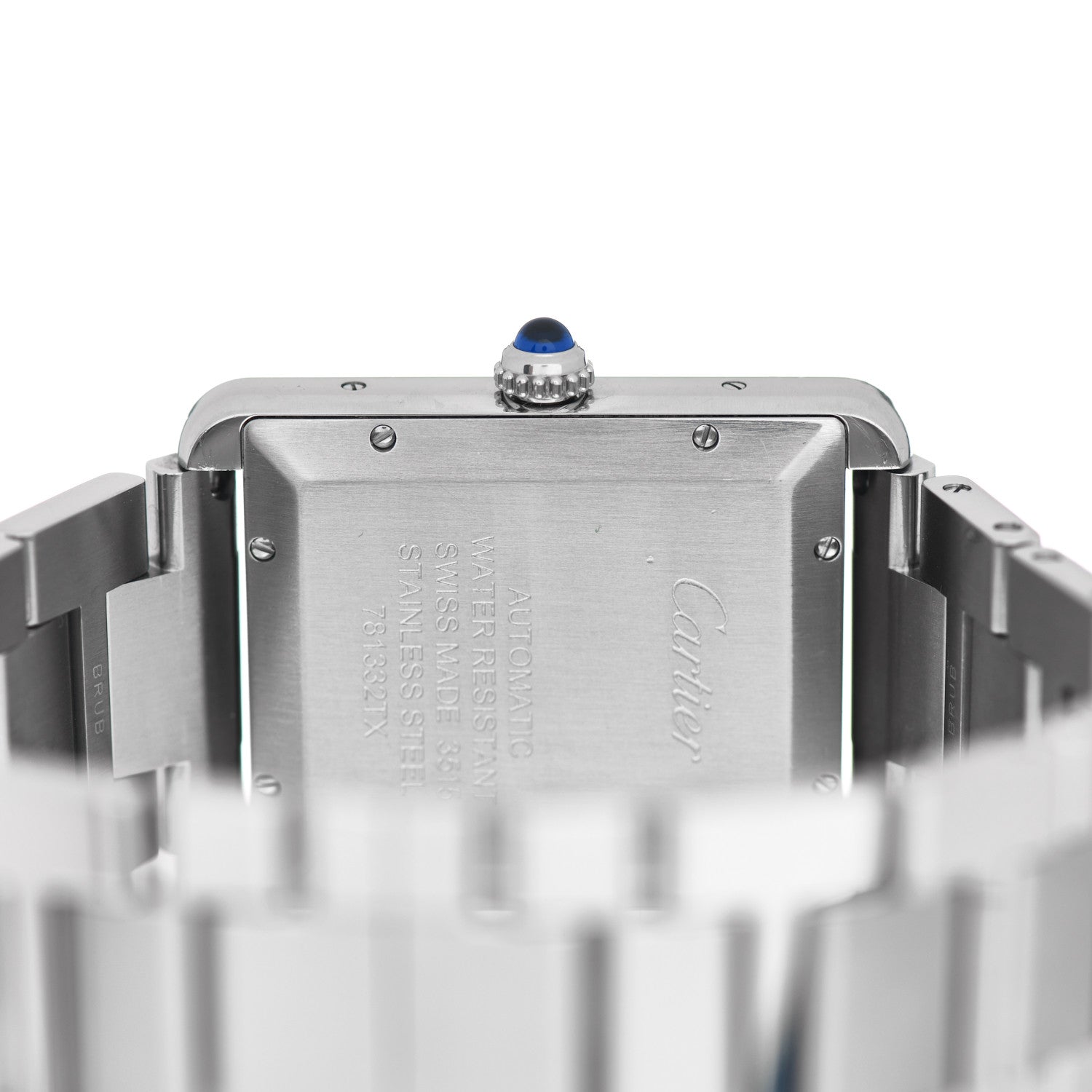 Cartier Stainless Steel 31mm Tank Solo Automatic Watch 4 of 5