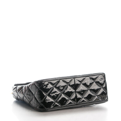 Chanel Patent Quilted Medium Single Flap Black 4 of 9