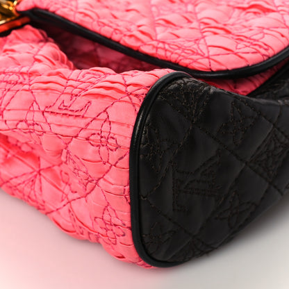 Louis Vuitton Satin Quilted Monogram Coquette Pochette Bunny Pink 9 of 9