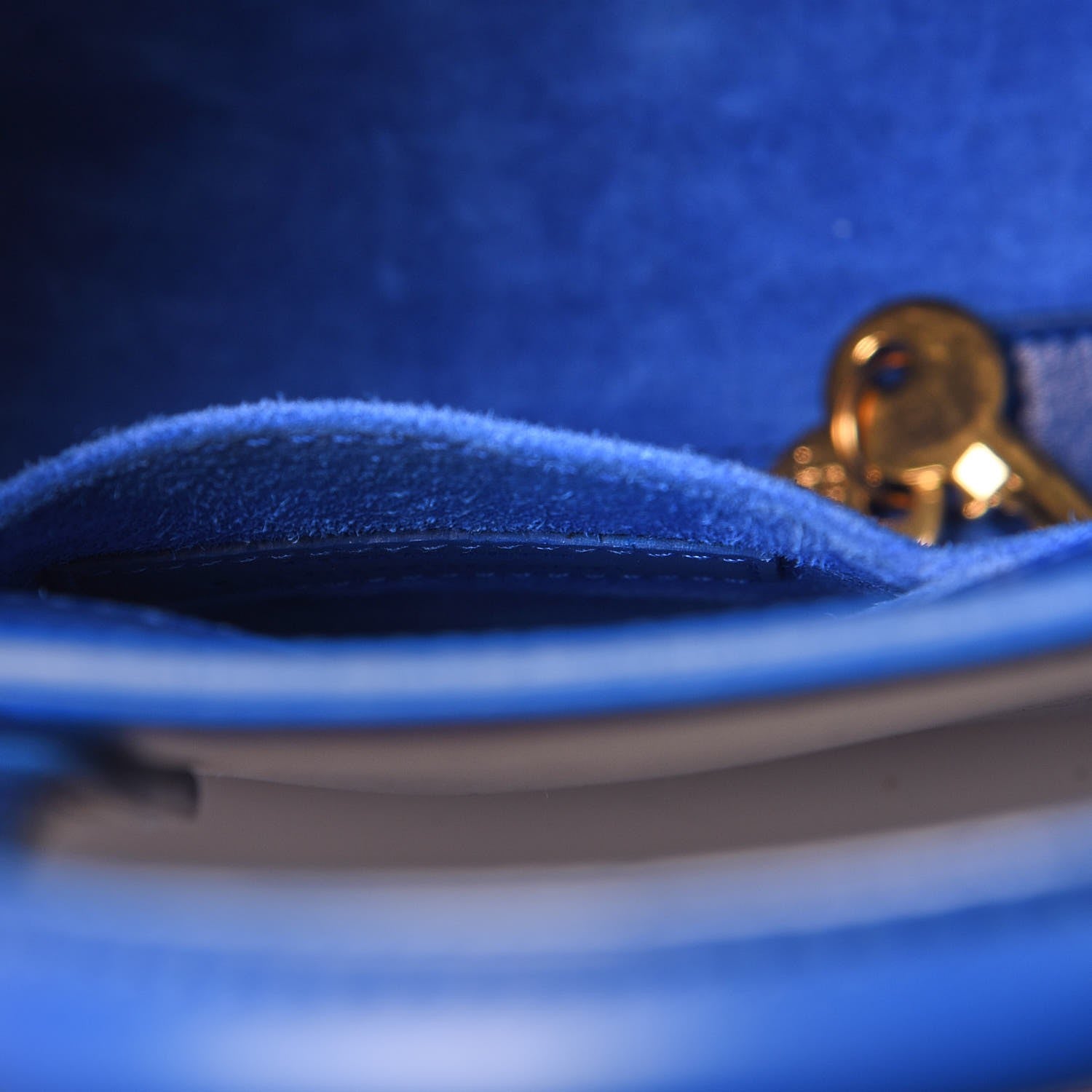Saint Laurent Calfskin Nano Sac De Jour Royal Blue 7 of 7