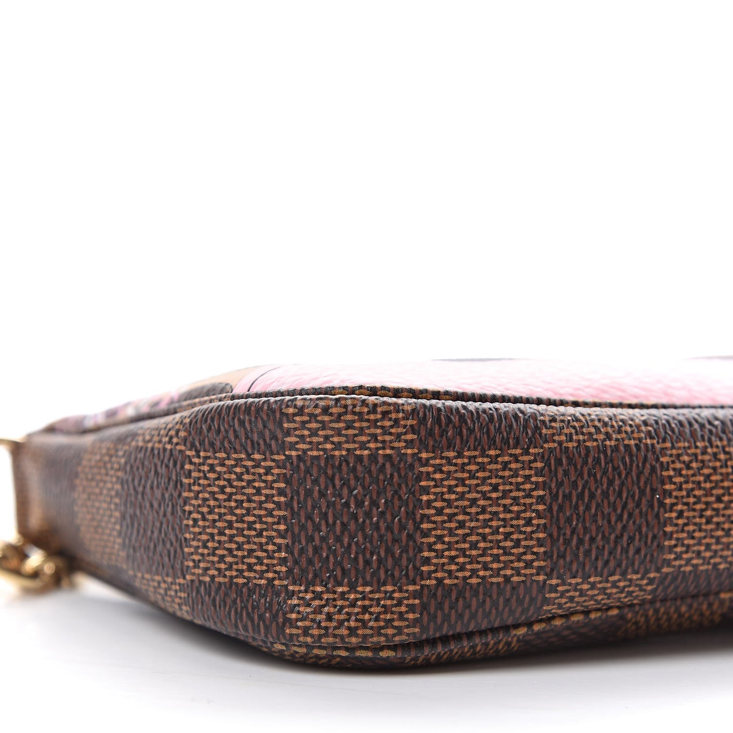 Damier Ebene 2019 Christmas Animation Mini Pochette Accessories Red