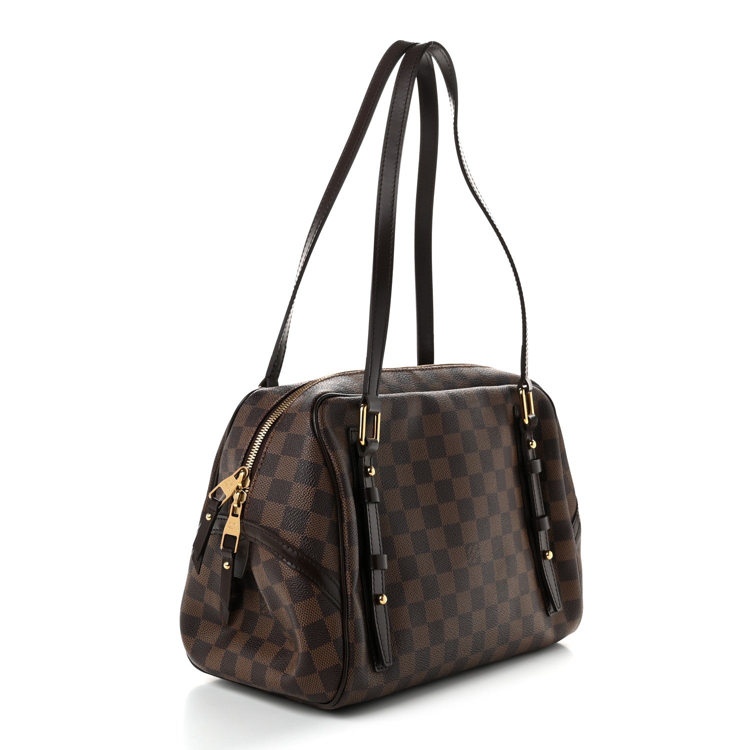 Louis Vuitton Damier Ebene Rivington GM 2 of 9