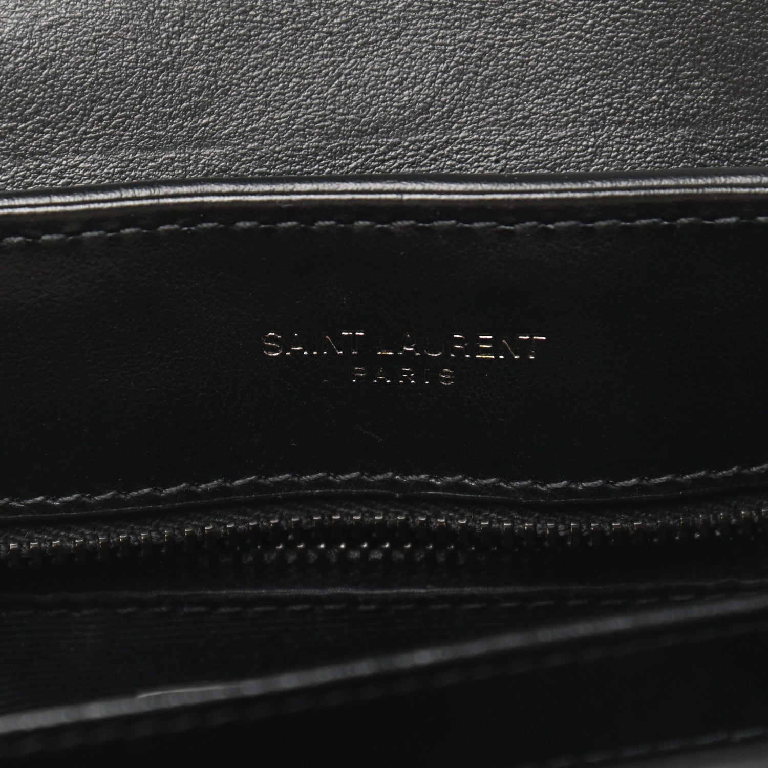 Saint Laurent Calfskin Y Quilted Monogram Toy Loulou Crossbody Bag Black 7 of 11