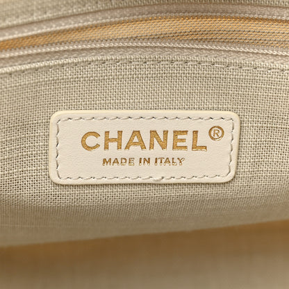 Chanel Mixed Fibers Small Deauville Tote White 8 of 13