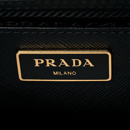 Prada Saffiano Medium Galleria Double Zip Tote Black 6 of 10