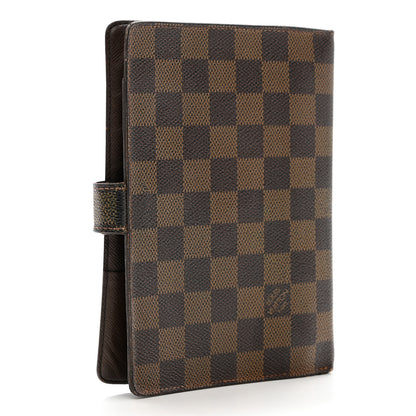 Louis Vuitton Damier Ebene Medium Ring Agenda Cover 3 of 9