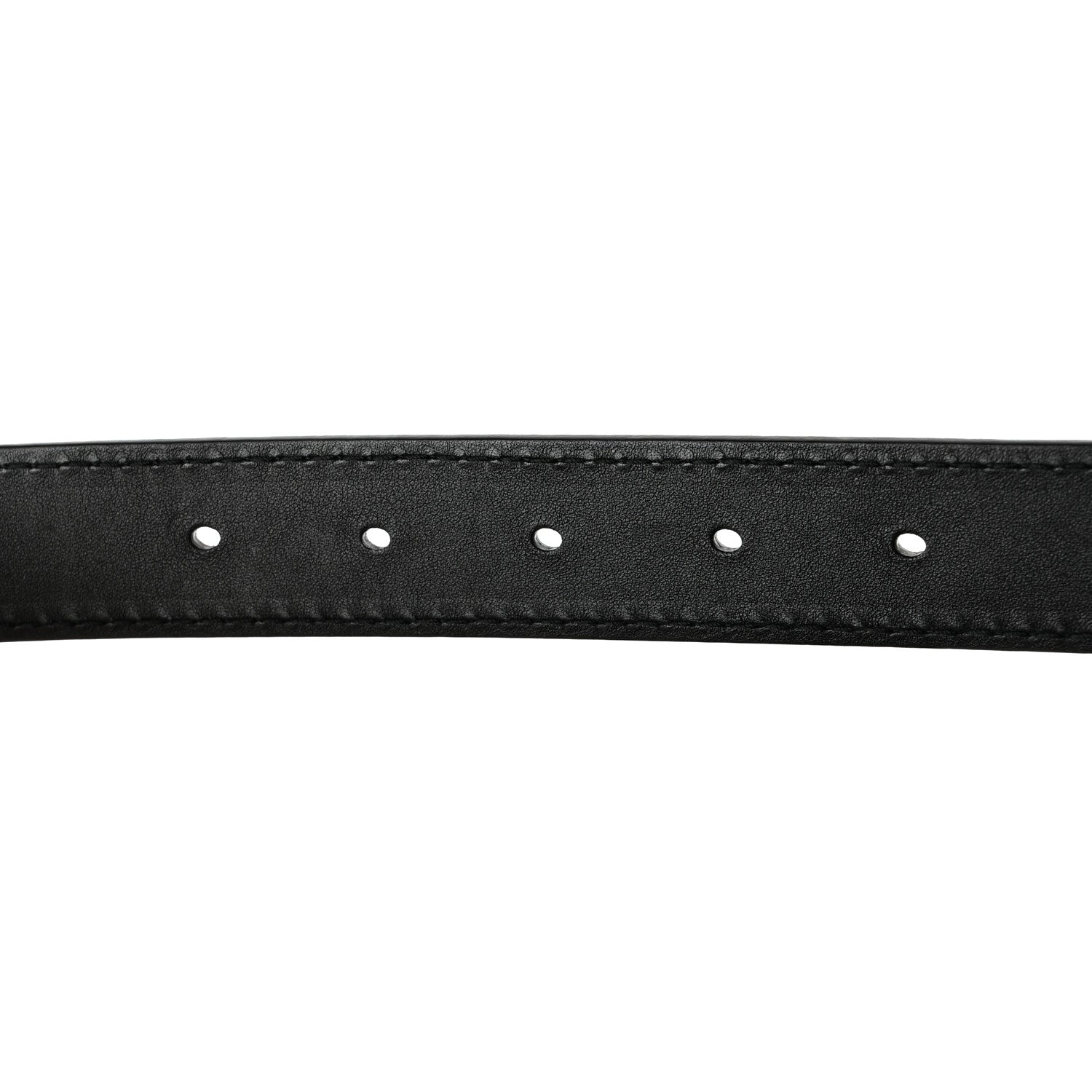 Christian Dior Calfskin D Fence Belt 80 32 Black 4 of 7