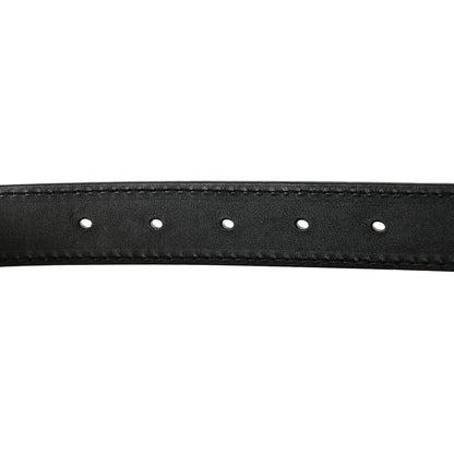 Christian Dior Calfskin D Fence Belt 80 32 Black 4 of 7