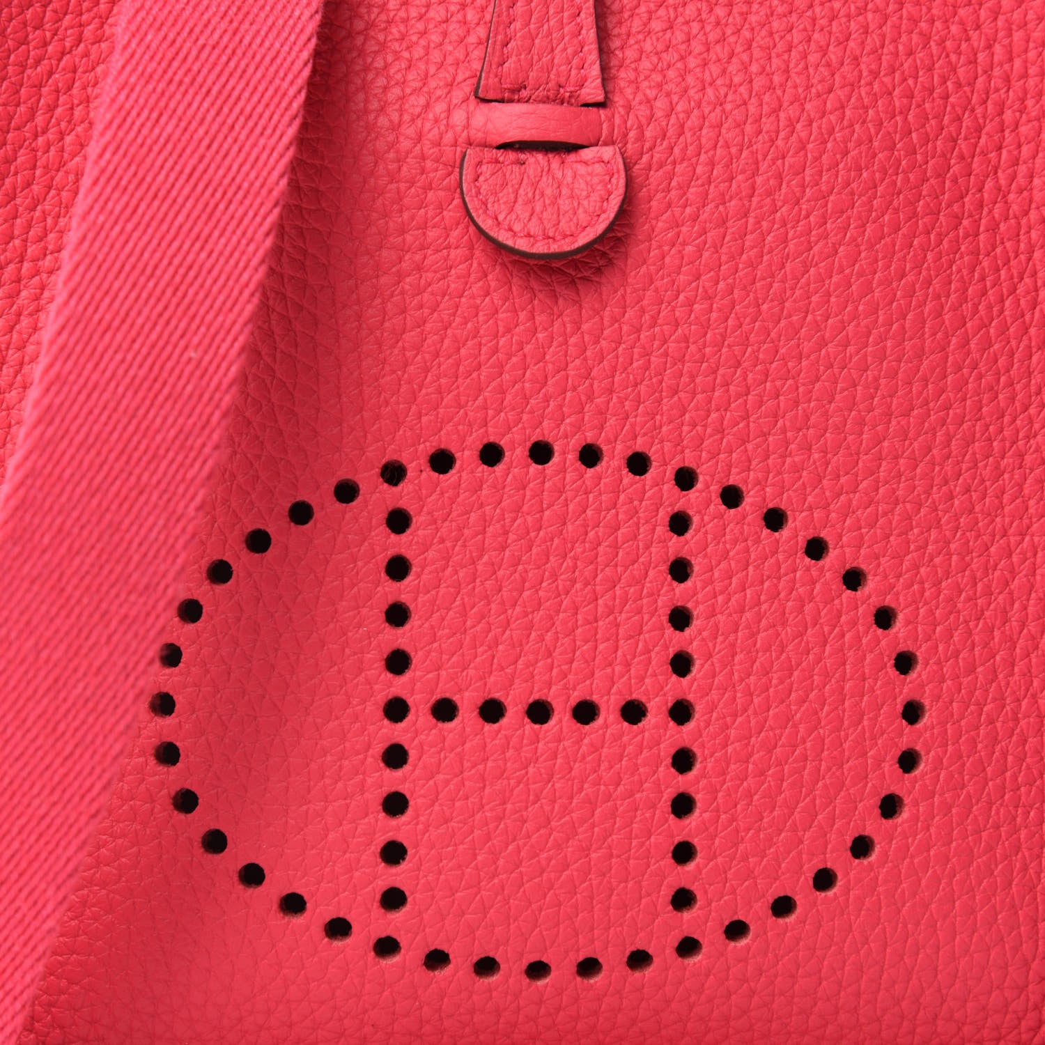 Hermes Taurillon Clemence Evelyne TPM Rose Extreme 10 of 10