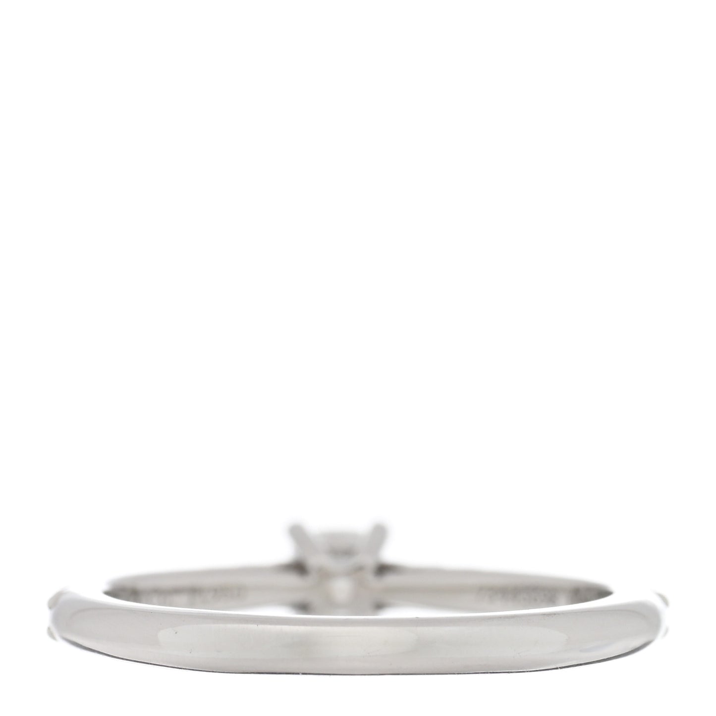 Platinum Diamond .20ct Novo Cushion Cut Engagement Ring 51 5.75